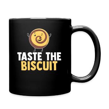Taste The Biscuit Taste The Goodness - Full Colour Mug - black - Right