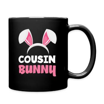 Cousin lapin Pâques lapin oreilles de Pâques - Mug uni - noir - Droite