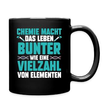 Chemiker Wissenschaft Physik Chemie - Tasse einfarbig - Schwarz - Rechts