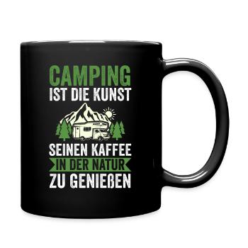 Camper Caravan Motorhome Camping Camping - Full Colour Mug - black - Right