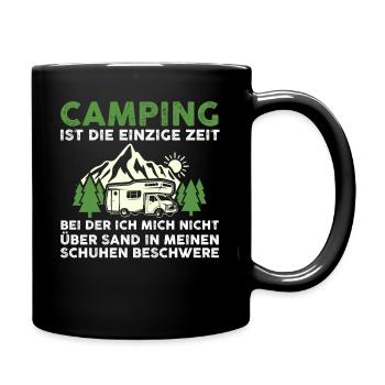 Camper Caravan Motorhome Camping Camping - Full Colour Mug - black - Right