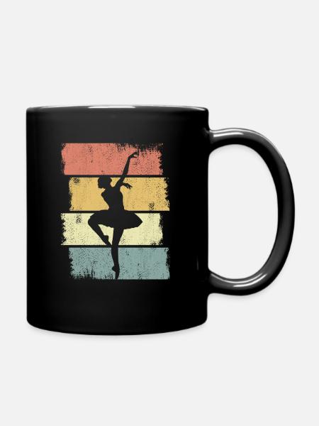 Dessin de ballerine - Mug uni - noir