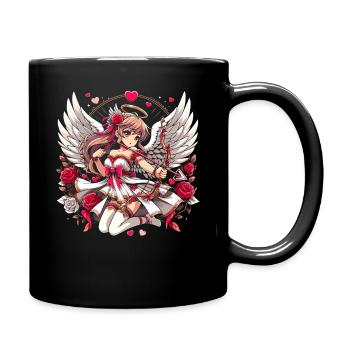 Ange de l’amour - Mug uni - noir - Droite