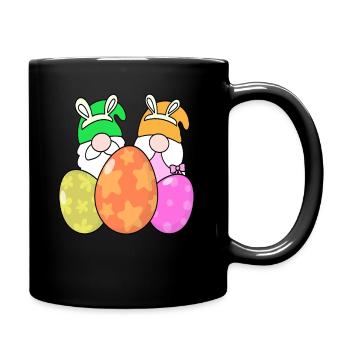 Oeufs de Pâques Pâques - Mug uni - noir - Droite