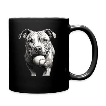 Pitbull Propriétaire de chien Vêtements de - Mug uni - noir - Droite