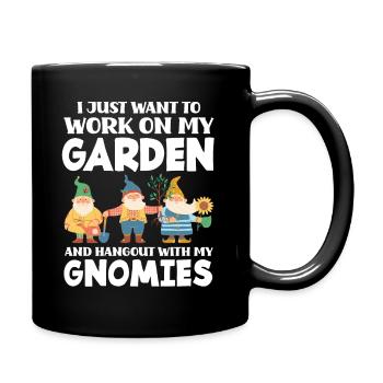 Jardinier Nains - Mug uni - noir - Droite