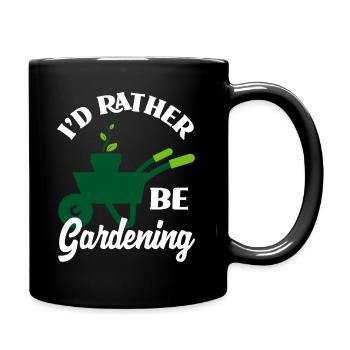 Garten - Tasse einfarbig - Schwarz - Rechts