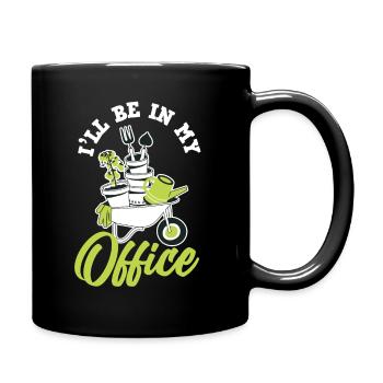 Garten Büro Lustiges Garten - Tasse einfarbig - Schwarz - Rechts