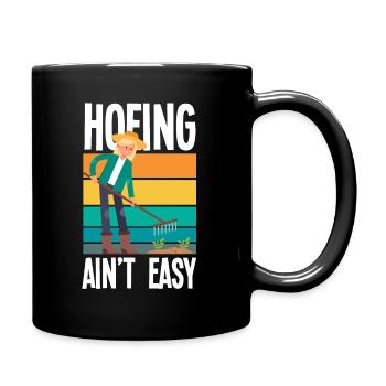 Gartenarbeit Garten Gärtner - Tasse einfarbig - Schwarz - Rechts