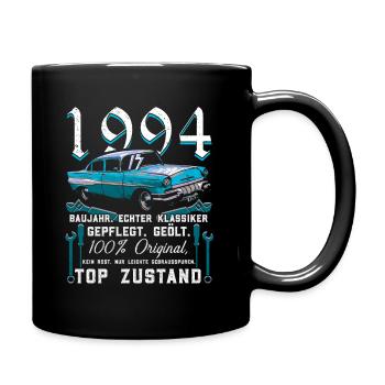 30. Geburtstag Mann Oldtimer Jahrgang 1994 - Tasse einfarbig - Schwarz - Rechts