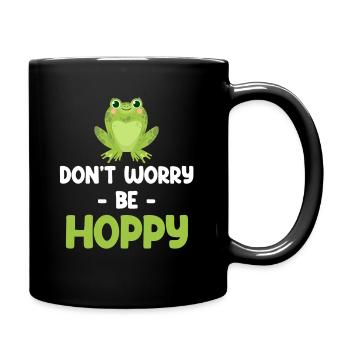 Ne t’inquiète pas, sois houblonné, drôle, - Mug uni - noir - Droite