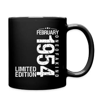 Février 1954 Février anniversaire Février 1954 - Mug uni - noir - Droite