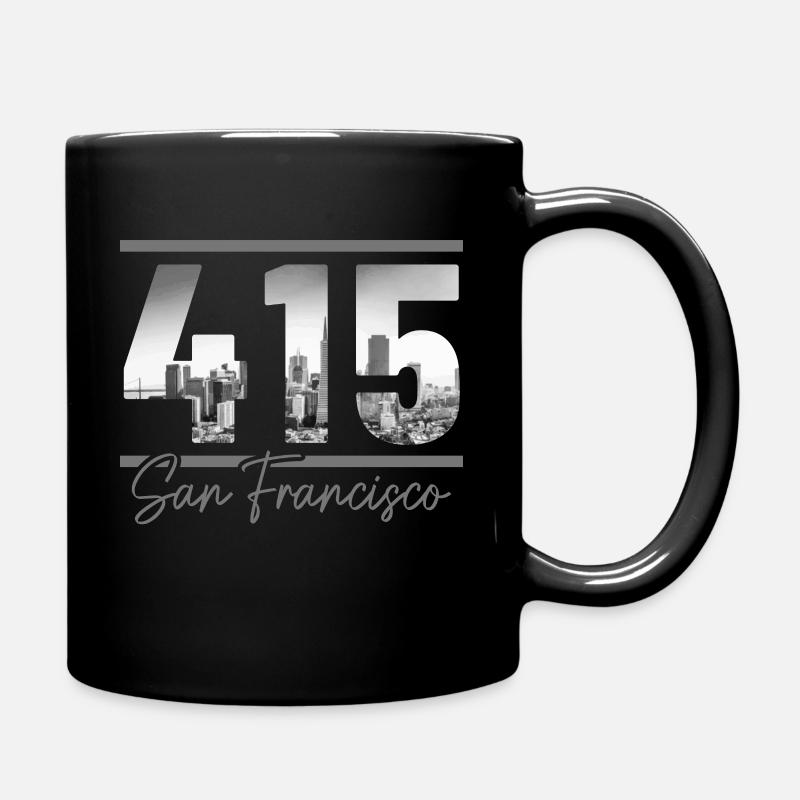 San Francisco California Souvenir - Full Colour Mug - black