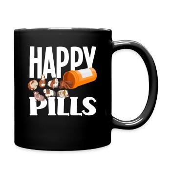 Guinea Pigs Cute Animals Rodents - Full Colour Mug - black - Right