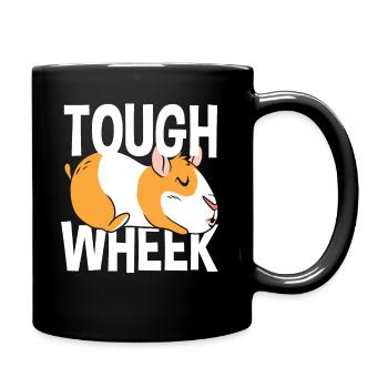 Meerschweinchen Geschenkidee Tier - Tasse einfarbig - Schwarz - Rechts
