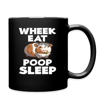Guinea Pig Pet Owners - Full Colour Mug - black - Right