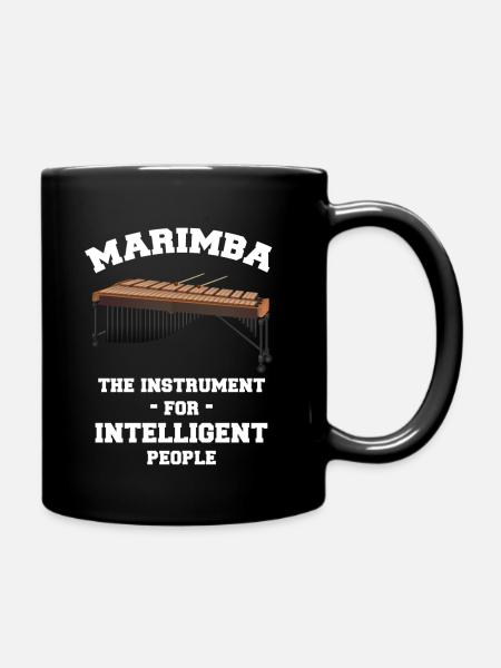 Marimba Das Instrument Für Intelligente Menschen - Tasse einfarbig - Schwarz
