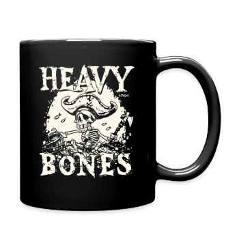 Heavy Bones : Trésor de pirate et Pirate - Mug uni - noir - Droite