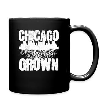 Chicago Illinois Souvenir Gift - Full Colour Mug - black - Right