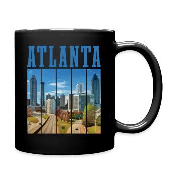 Atlanta, Géorgie - Mug uni - noir - Droite