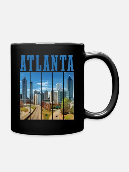 Atlanta Georgia - Tasse einfarbig - Schwarz