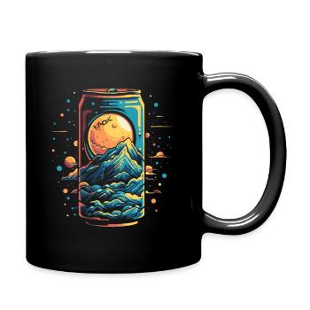 Space Universe Soda Can - Full Colour Mug - black - Right