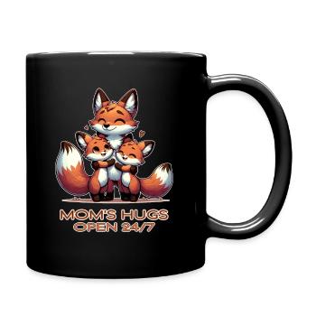 Always Open Arms Moms Hugs - Full Colour Mug - black - Right