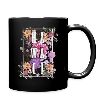 Hawaï Aloha Souvenir hawaïen - Mug uni - noir - Droite