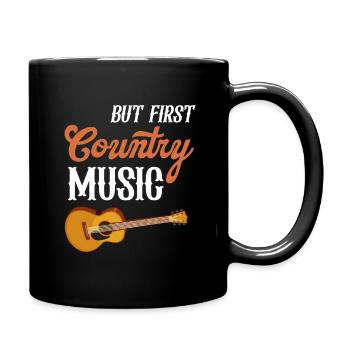 But first, country music lovers - Full Colour Mug - black - Right