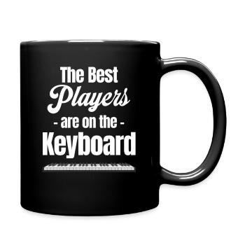 The best players are at the keyboard - Full Colour Mug - black - Right