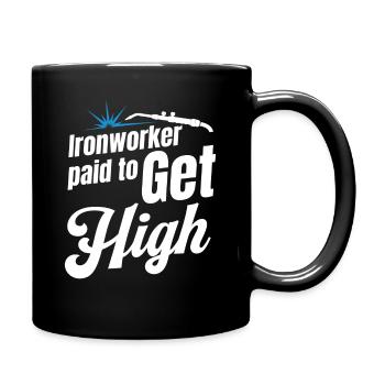 Des ferronniers payés pour embaucher des artisans de haut niveau - Mug uni - noir - Droite
