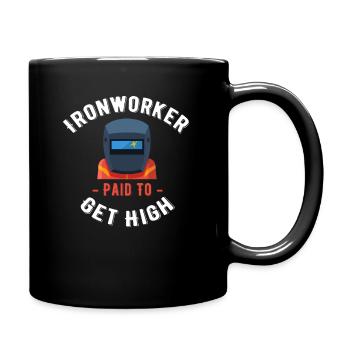 Des ferronniers payés pour embaucher des artisans de haut niveau - Mug uni - noir - Droite