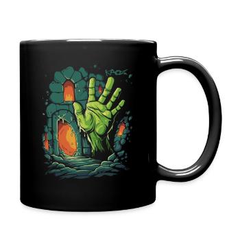 The Dungeon Zombie Hand - Full Colour Mug - black - Right