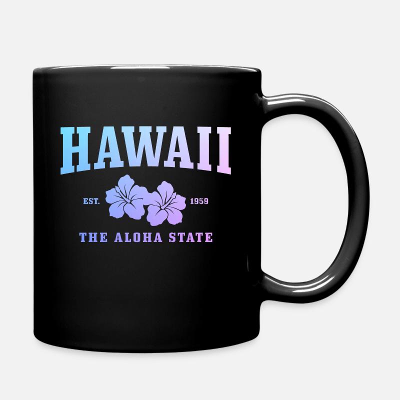Hawaï Aloha Souvenir hawaïen - Mug uni - noir