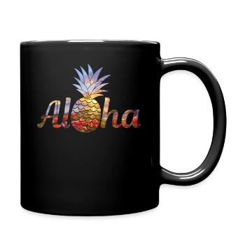 Hawaï Aloha Souvenir hawaïen - Mug uni - noir - Droite