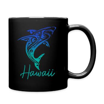 Hawaï Aloha Souvenir hawaïen - Mug uni - noir - Droite