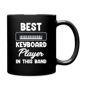 Best Keyboard Player In This Band - Full Colour Mug - black - Right