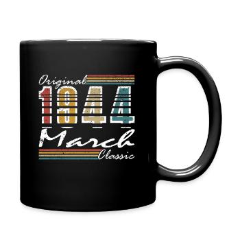 Original mars 1944 Vintage anniversaire 1944 - Mug uni - noir - Droite