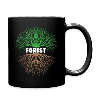 Save Forest Environmental Lover - Full Colour Mug - black - Right