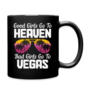 Las Vegas Nevada Souvenir Geschenk - Tasse einfarbig - Schwarz - Rechts