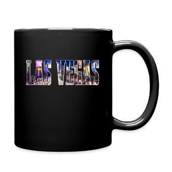 Las Vegas Nevada Souvenir Geschenk - Tasse einfarbig - Schwarz - Rechts