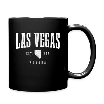 Las Vegas Nevada Souvenir Geschenk - Tasse einfarbig - Schwarz - Rechts