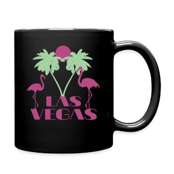 Las Vegas Nevada Souvenir Geschenk - Tasse einfarbig - Schwarz - Rechts