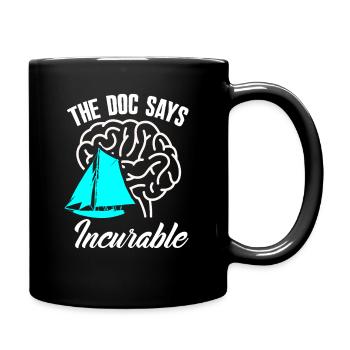 Sailors sail it is not curable - Full Colour Mug - black - Right