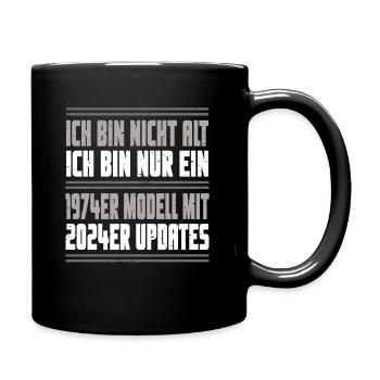 1974er modell mit 2024er updates - Tasse einfarbig - Schwarz - Rechts