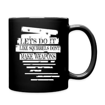 Joyeuse contre-culture blague mouvement pour la paix - Mug uni - noir - Droite