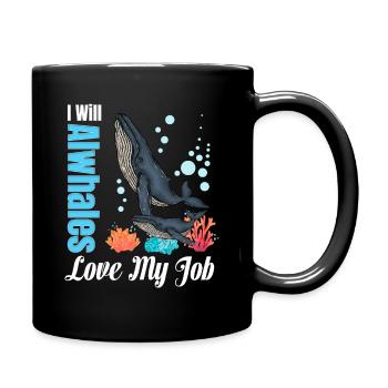 I'm going to alwale love my job funnier - Full Colour Mug - black - Right