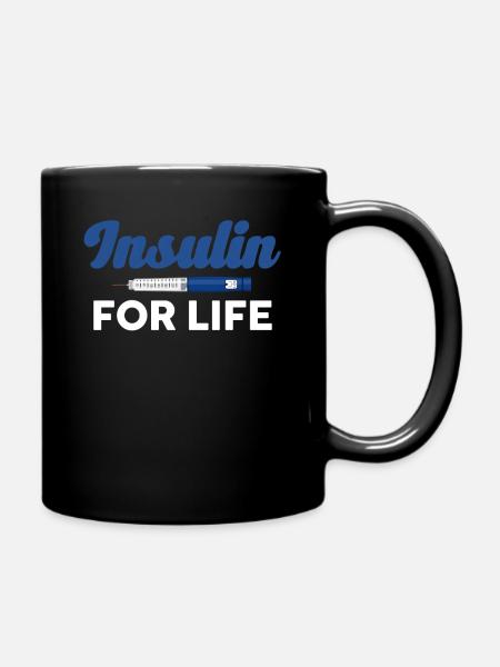 L’insuline pour la vie Diabète sucré - Mug uni - noir