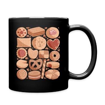 Biscuits - Full Colour Mug - black - Right