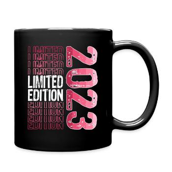 Limited Edition seit 2023 Geburtstag Vintage 2023 - Tasse einfarbig - Schwarz - Rechts